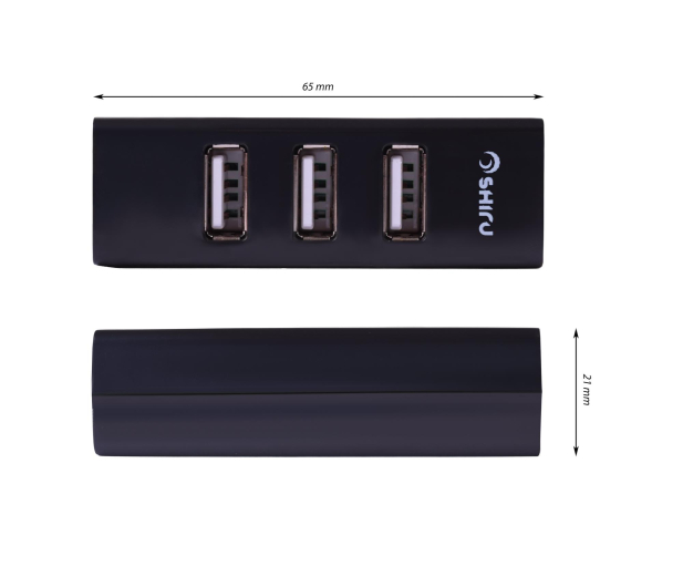 SHIRU HUB USB 2.0 4xUSB - 338290 - zdjęcie 2